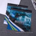 Wholesale reusable clear plastic clothes garment packaging zipper zip lock bag with logo